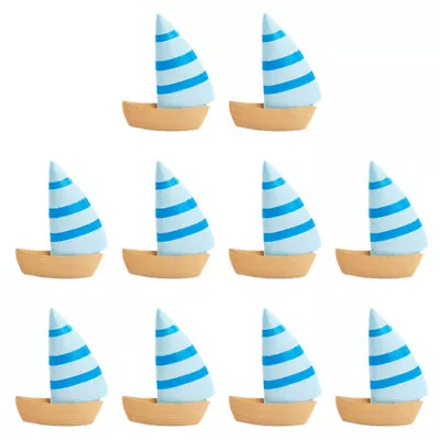  10 Pcs Nautical Ship Figurine Mini Bookshelf Decor Accessories • £8.79