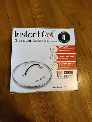 Genuine Instant Pot Tempered Glass Lid 9 Inch (23 Cm) 6 Quart/ 5.7 Liter Clear • $15