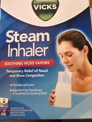 Vicks Personal Steam Inhaler Soothing Vicks Vapors  V1300nv1 NEW In Box • $21.99