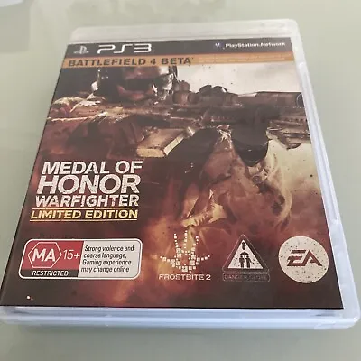 Medal Of Honor Warfighter Playstation 3 PS3 AUS PAL Free Postage • $9.99