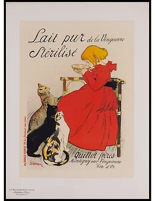 Original Lithograph By Theophile Steinlen From Les Maitres De L'Affiche Plate 95 • $1250