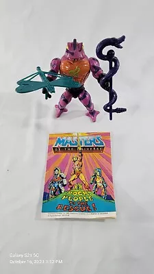 Masters Of The Universe Tung Lashor Rare Variant Figure Complete W/ Comic MOTU • $52.18