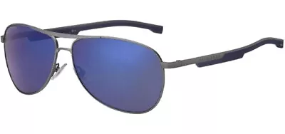 Hugo Boss Men's Matte Ruthenium Aviator Sunglasses - B1199S 0R81 XT • $64.99