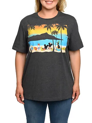 Mickey Minnie Mouse T-Shirt Sunset Womens Plus Size Disney Goofy Daisy Donald • $19.99