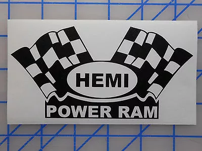 Hemi Power Ram Sticker Decal 5.5  7.5  11  5.7 426 1500 2500 Wagon 4x4 Charger • $3.49