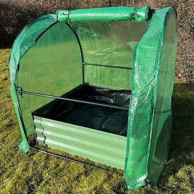 Grow Tunnel Mini Greenhouse For Raised Garden Vegetable Bed (105 X 105 X 100cm) • £29.99