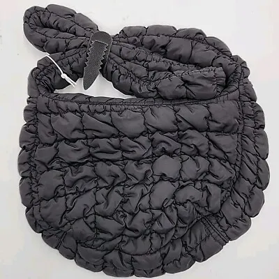 NEW Cos Quilted Messenger Bag. Black. 10 H X 13 W X 1 D • $59.99