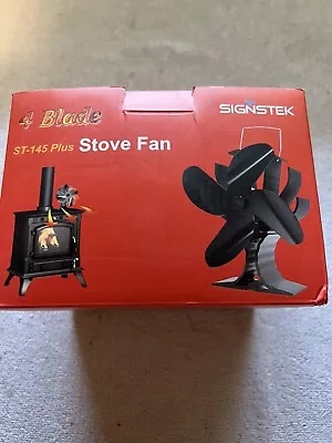 $35 • Buy Signstek Heat Powered Wood Stove Fan For Wood/Log Burner/Fireplace/Heater, Non E
