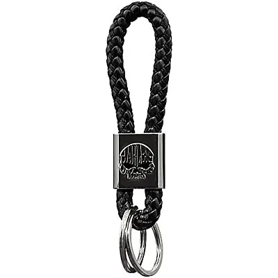 Harley-Davidson Willie G Skull Vinyl Braided Black Rope Key Chain 4545 • $16.61