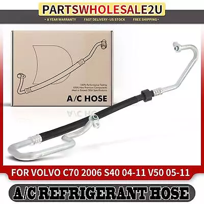 A/C Suction Line Hose Assembly For Volvo C70 2006 S40 2004-2011 V50 2005-2011 • $30.99