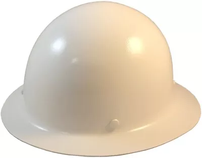 MSA Skullgard Full Brim Hard Hat With STAZ ON Suspension - White • $122