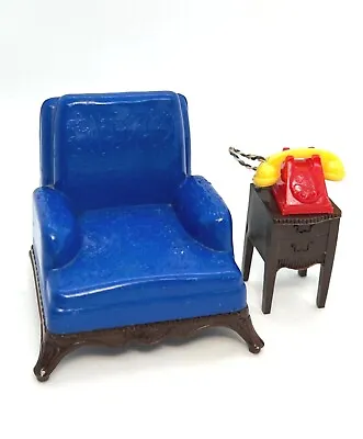 Renwal Ideal Armchair Living Room 1:16 Vintage Dollhouse USA Miniature Furniture • $16.88