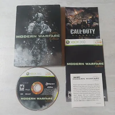 $24.99 • Buy Modern Warfare 2- Metal Case- CIB!  (Xbox 360)