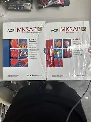 MKSAP 18 ACP 11 Book Set By Patrick Alguire + Board Basics Read Desc See Pics • $84