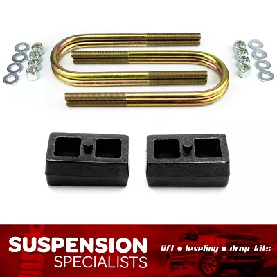 1.5  Rear Lift Kit For 1980-1996 Ford F150 2WD Blocks W/ U-bolts • $74.29