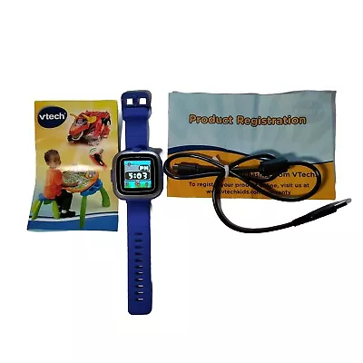 Vtech Kidizoom Kids Smart Watch 1557 Blue Games Camera Digital Charger Cable NWB • $29.98