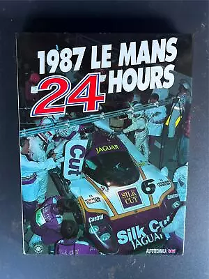 1987 24 Hrs Le Mans Official Yearbook Annual Porsche Win Silk Cut Jaguar English • £55.95