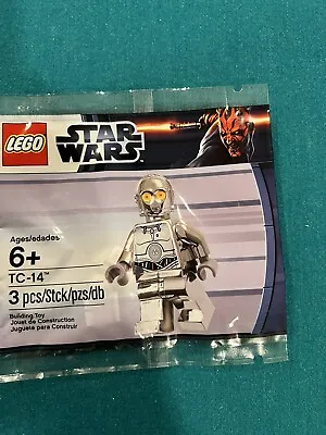 Lego Star Wars TC-14 Protocol Droid Chrome Silver Polybag Minifigure #5000063 • $199.99