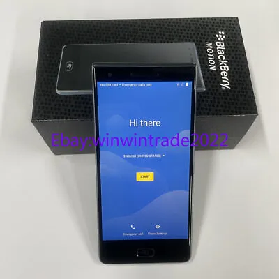 BlackBerry Motion BBD100-2 (Unlocked) 32GB 4GB RAM LTE Smartphone- New Sealed • $186