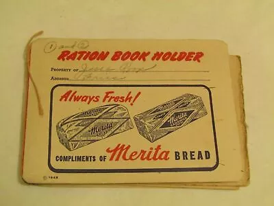 Merita Bread (Hostess Brand) Ration Book Holder • $22