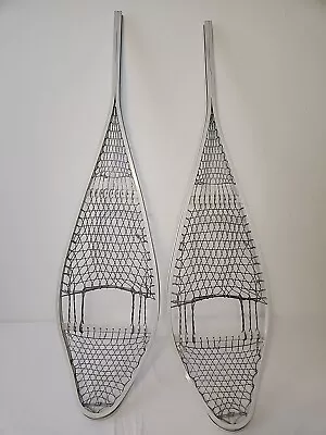 Vintage MILITARY SNOW SHOES Aluminum Pair Snowshoes US 1987 MAGLINE OF CANADA  • $89.99
