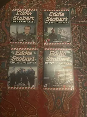 Eddie Stobart TRUCKS AND TRAILERS Series 3 1-8 Including Xmas Delivery  4 Disc • £12