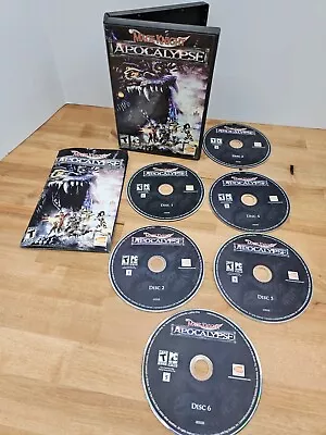 Mage Knight Apocalypse PC CD-Rom Video Game (2006) Bandai Namco WizKids 6 Discs • $12.99