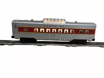 Williams Oge Santa Fe 503 Illuminated Vista Domed Passenger Car. Lights Work • $95