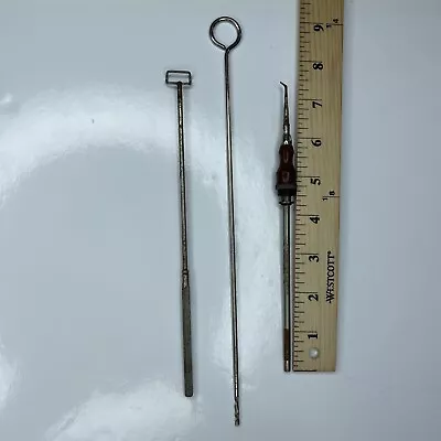 E Vtg Retro 40s 50s Medical Tools Devices Hand Still Bits Picks • $2.75