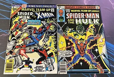 Marvel Team-Up Annual #1 And #2 Marvel Comics Bronze Age VG/FN • $39.99