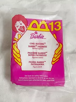 McDonald's Happy Meal #13 Mattel Barbie Cool Skating Figure Doll Toy Sealed • $10