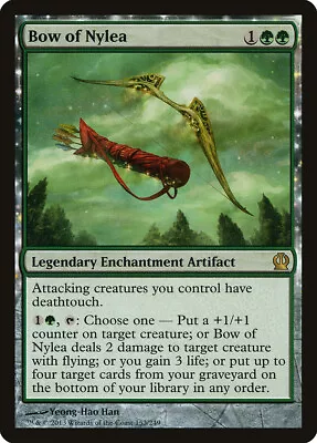 Bow Of Nylea Theros HEAVILY PLD Green Rare MAGIC THE GATHERING MTG CARD ABUGames • $3.09