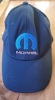 MOPAR  Hat Baseball Cap Blue Logo Black H3 Headgear • $8.99