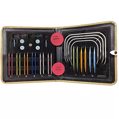 Vintage BOYE Needle Master Jr Kit In Case Circular Straight Knitting Needle Set • $32.95