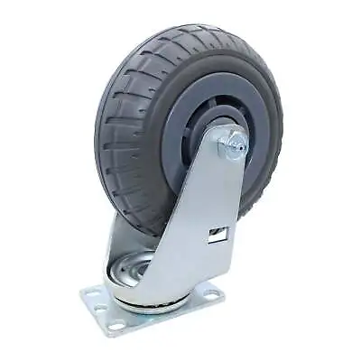 SNAP-LOC 400 Lb Caster 6 Inch Extreme-Duty Synthetic Rubber Swivel • $33.99