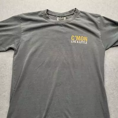 C'mon Live A Little Smoky Moonshine Men's Large Gray T-Shirt • $4.99