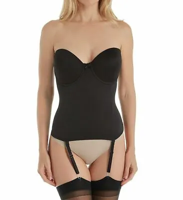 Va Bien ULTRA LIFT Hourglass Corset/Bustier Padded/Lined Bra GARTERS & STRAPS  • $29.99