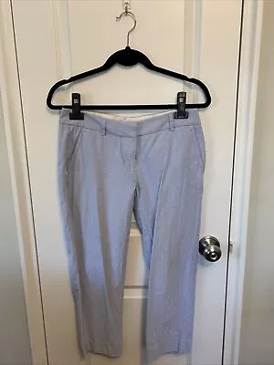 J. Crew Pants Cropped Skimmer City Fit Pants Light Blue-6P • $10.99