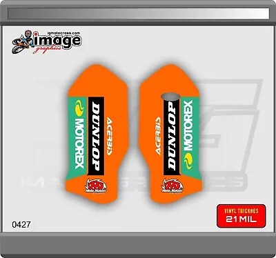 KTM Fork Guard Decals Stickers Graphics 15-22 Sxf Mxc Exc Xcf 125-500 • $15