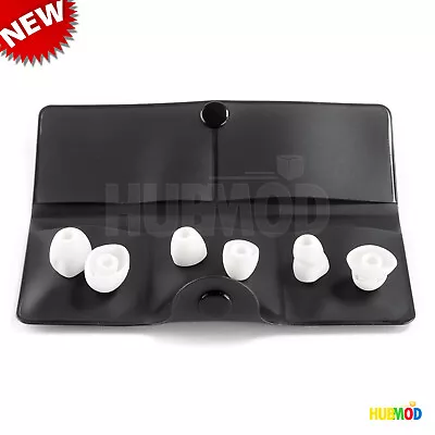 Lot Of 3 Genuine Beats Urbeats IBeats Replacement Earbuds Ear Tips White + Pouch • $9.89