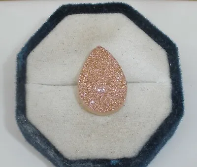 Mystic Golden Drusy Quartz Pear 22 X 15mm  • $16.19