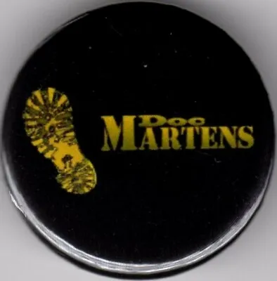 DOC MARTENS Pin Button Badge 25mm - SCOOTER SKINHEAD TROJAN VESPA LAMBRETTA MOD • £1.40
