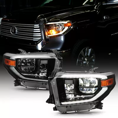 [LED DRL Model ONLY] For 14-21 Toyota Tundra Headlight Driver+Passenger L+R Side • $375.53