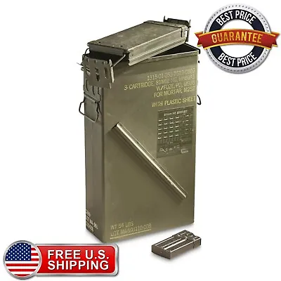 U.S. Military Surplus PA156 81mm Mortar Ammo Can Used • $44.97