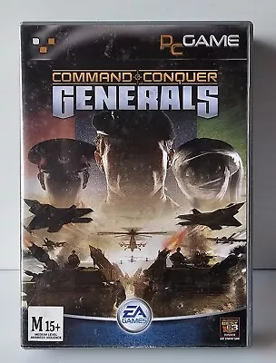 Command & Conquer Generals PC Game *NO DISCS* Guides Manual Maps Case Only • $19.95