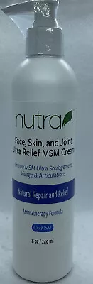 Nutra Face Skin And Joint Ultra Relief MSM Cream 8 Oz. • $57.99