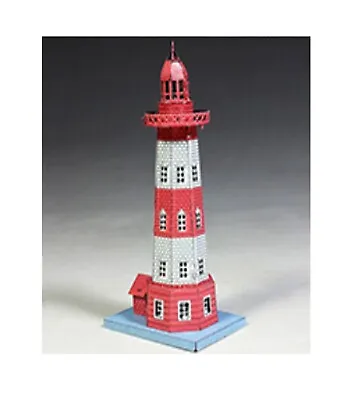 Metal Model Lighthouse In Colourful 3D Laser Cut Sheet Metal DIY Kit Hobby Gift • £13.95