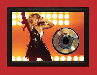 Tina Turner Poster Art Wood Framed 45 Display C3 • $199.95