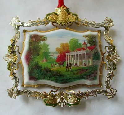 Mount Vernon 2012 Christmas Ornament - W/box & Paperwork - Brand New • $16.24