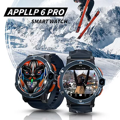 Smart Watch 4G SIM Android 8.1 GPS WiFi Dual Camera Sports Watch Fitness Tracker • $142.99